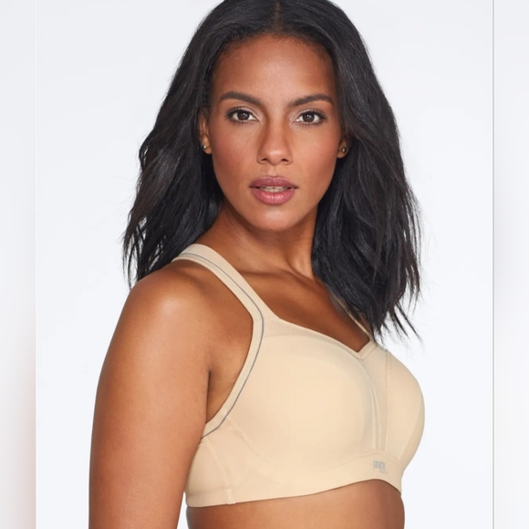 Panache Beige Underwire Sports Bra - UK 34F - Picture 2 of 8
